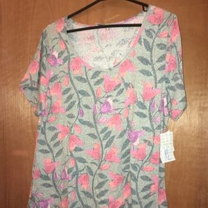 LuLaRoe Classic T Floral XL New